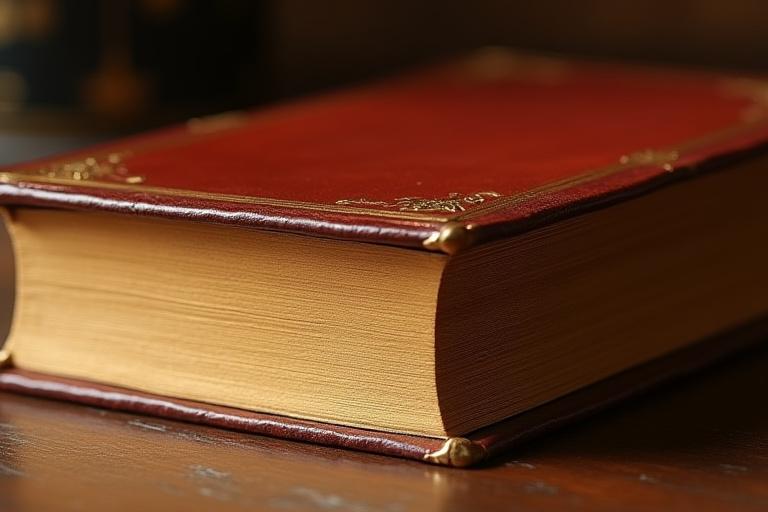 The same book, now fully restored with a perfectly repaired spine, cleaned pages, and revitalized covers. 